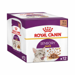 Royal Canin Sensory Taste in Salsa 12x85g – Alimento Umido Completo per Gatti Adulti che Stimola il Senso del Gusto - 12x85g