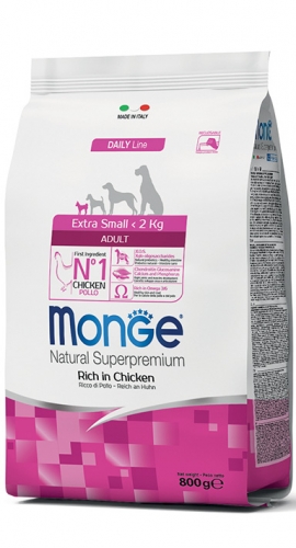 Monge extra small adult 800g