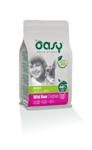 Oasy one adult small/mini cinghiale 800g