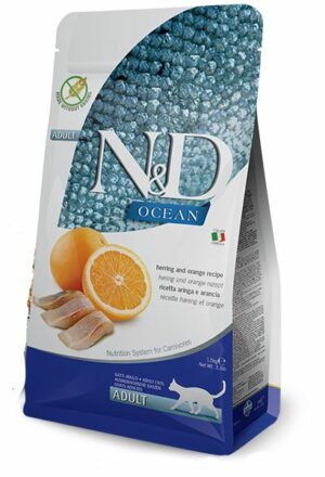 N&D Ocean Adult Aringa e Arancia 300g