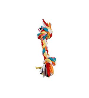 Nodo in cotone multicolore 45 cm
