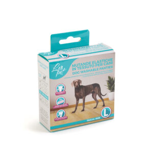 Mutandine in tessuto con assorbenti di ricambio, size s