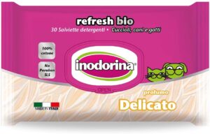 Inodorina refresh bio - 30 salviette detergenti - profumazione delicato