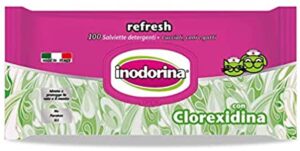 Inodorina refresh - 110 salviette igienizzanti - con clorexidina
