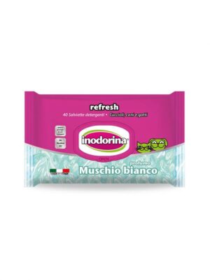 Inodorina refresh - 110 salviette detergenti - profumazione muschio bianco