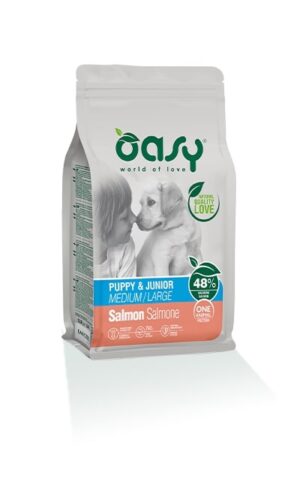Oasy one puppy medium/large salmone 2,5kg