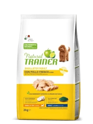 Natural trainer small&toy adult pollo 800g