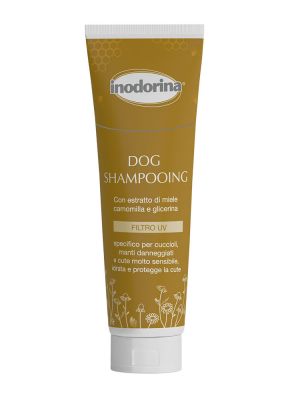 Inodorina dog shampooing - 250 ml - cuccioli manti danneggiati e cute sensibile