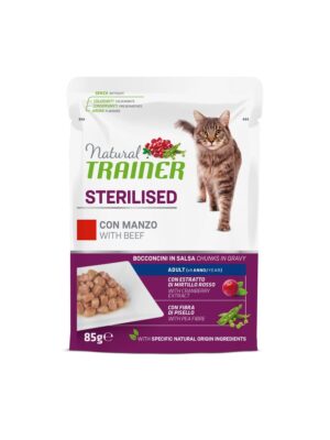 Natural trainer sterilised manzo 85g