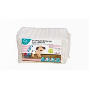 Pannolini a fascia per cani maschi 12pz, size xs