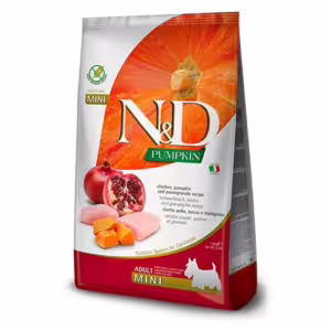 N&d pumpkin adult mini pollo e melograno 2,5kg