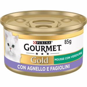 Gourmet gold mousse agnello e fagiolini 85gr