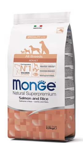Monge all breeds adult salmone & riso 12kg