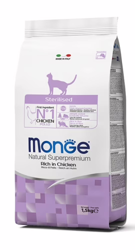 Monge sterilised pollo 1,5kg