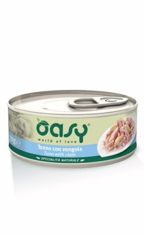 Oasy tonno con vongole lattina 70gr