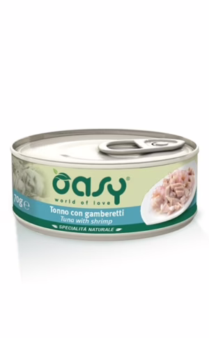 Oasy tonno con gamberetti lattina 150gr