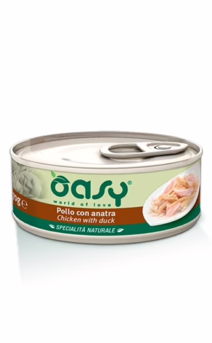 Oasy pollo con anatra lattina 150gr