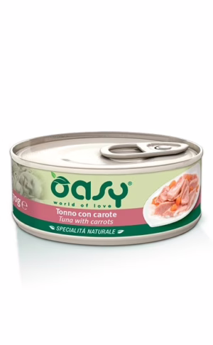 Oasy tonno con carote lattina 150gr