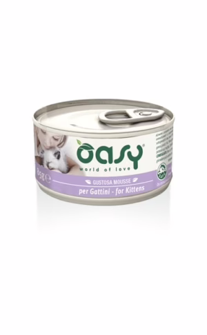 Oasy mousse per gattini lattina 85gr