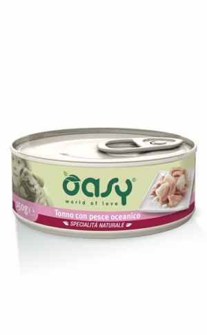 Oasy tonno con pesce oceanico lattina 150gr