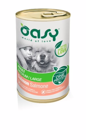 Oasy one adult all breed salmone 400gr