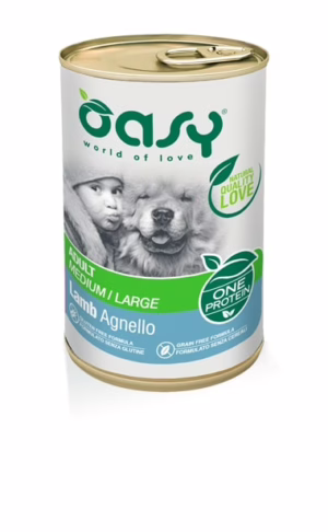 Oasy one adult all breed agnello 400gr