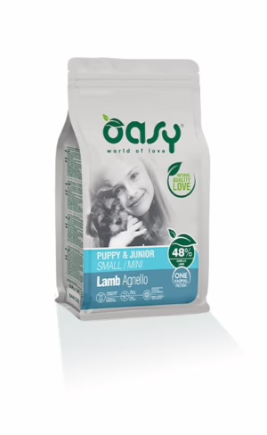 Oasy one puppy small/mini agnello 2,5kg