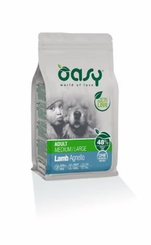 Oasy one adult medium/large agnello 12kg