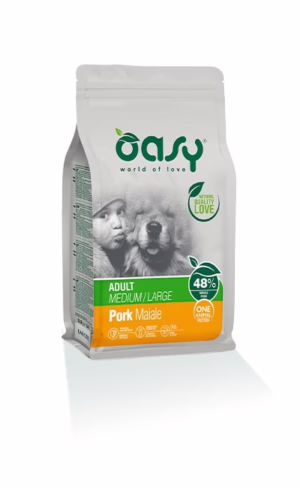 Oasy one adult medium/large maiale 12kg