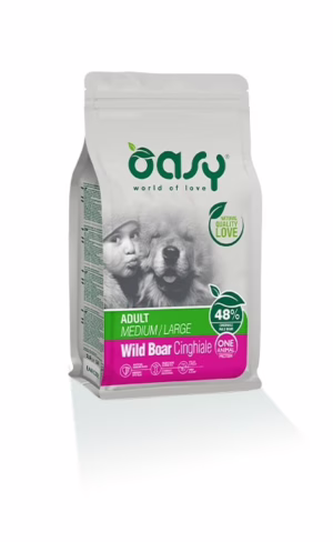Oasy one adult medium/large cinghiale 12kg