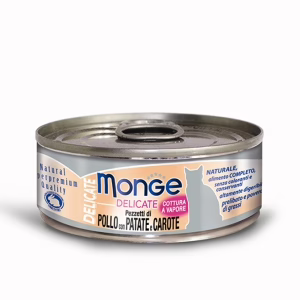 Monge delicate pollo, patate e carote 80g