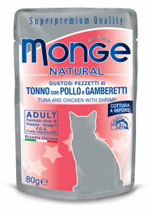 Monge bustine tonno e gamberetti 80g