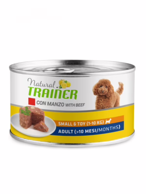 Natural trainer small&toy adult manzo 150g