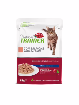 Natural trainer adult salmone 85g
