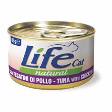 Lifecat tonno con fegatini di pollo 85gr