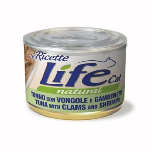 Lifecat tonno con vongole e gamberetti 150gr