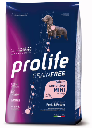 Prolife grain free adult mini maiale e patate 7kg