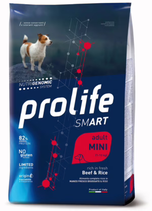 Prolife smart adult mini manzo e riso 2kg