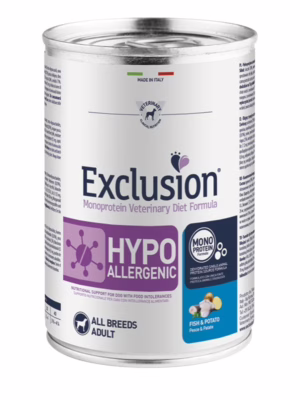 Exclusion hypo pesce e patate 400g