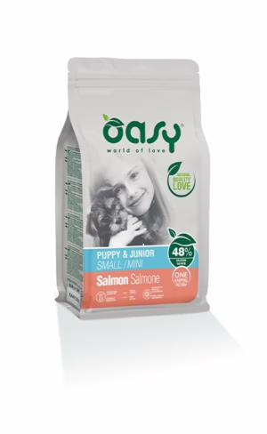 Oasy one puppy small/mini salmone 800g