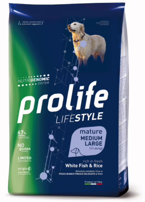 Prolife lifestyle mature medium e large pesce e riso 2,5kg