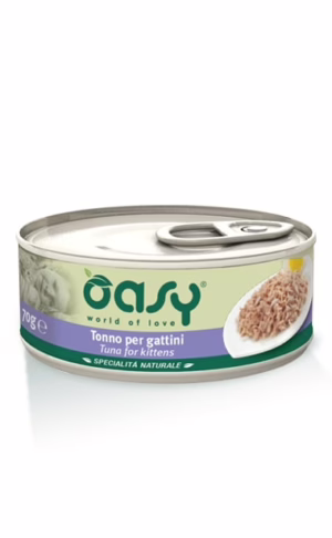 Oasy tonno per gattini lattina 150gr