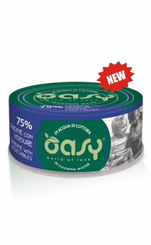 Oasy more love sardine con verdure lattina 70g