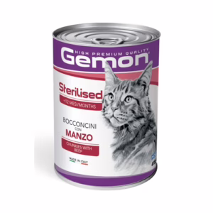 Gemon bocconcini sterilised con manzo 415g