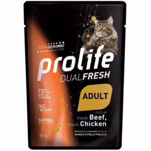 Prolife cat dual fresh manzo e pollo 85g
