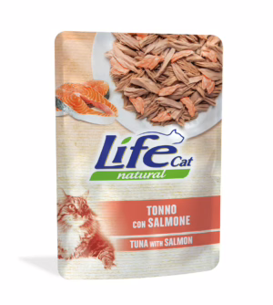 Life cat busta tonno e salmone 70g