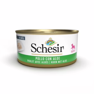 Schesir puppy pollo con aloe 150gr