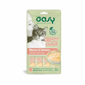 Oasy creamy snack salmone 4x15g