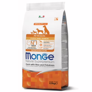 Monge all breeds puppy anatra & riso 12kg