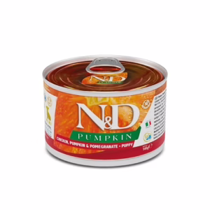 N&d pumpkin puppy pollo, zucca e melograno 140g